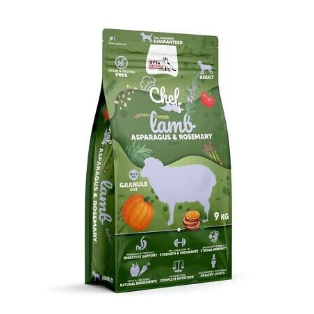 Cibo per cani syta micha chef lamb asparagus and rosemary - dry