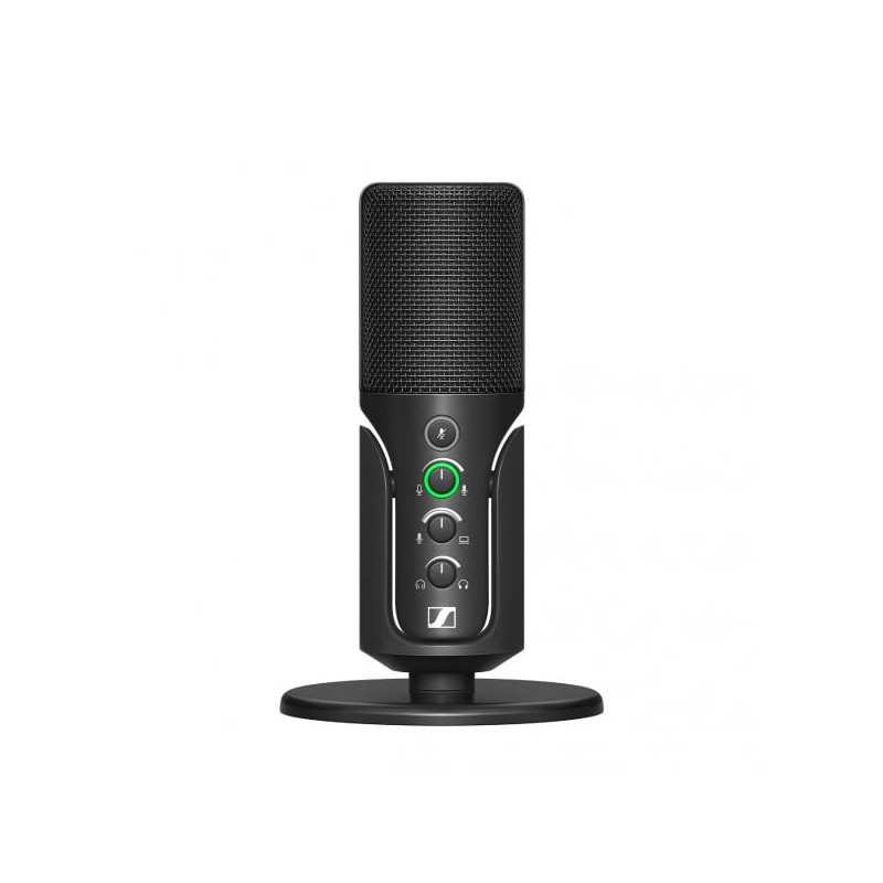 Microfono sennheiser profile 700065 usb per podcasting nero [700065]