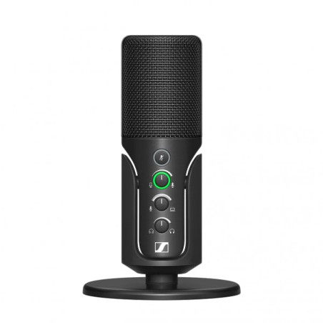 Microfono sennheiser profile 700065 usb per podcasting nero [700065]