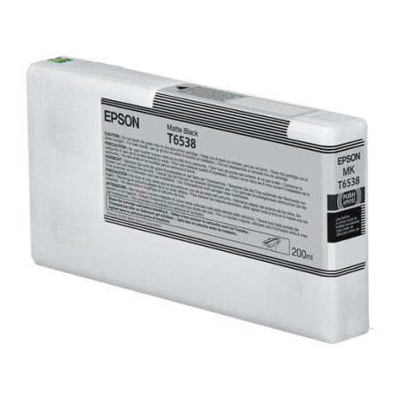 Cartuccia a getto d'inchiostro epson t6538 200ml nero opaco [c13t65380n]
