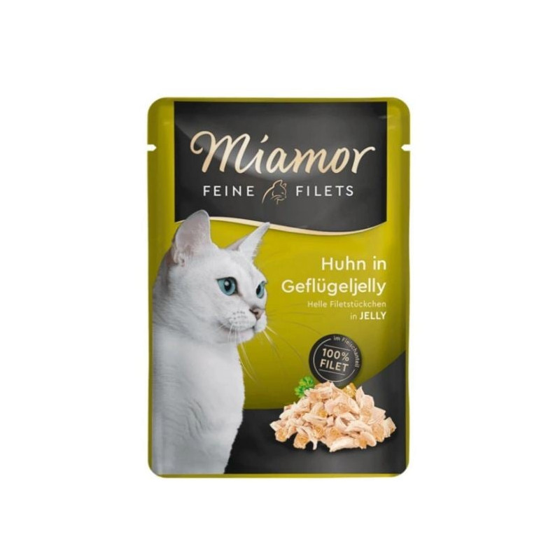 Mamgime miamor filets cibo umido per gatti filetti di pollo con pollame