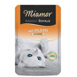 Mamgime miamor ragout royale cibo umido per gatti pollo in salsa