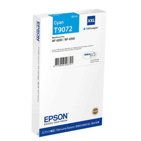 Cartuccia a getto d'inchiostro epson c13t90724n 69.0ml 7000pagine