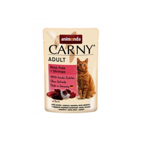 Cibo umido animonda animonda carny adult manzo tacchino e gamberetti