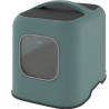 Lettiera rotho biala per gatti con coperchio 51x39.5x44.3cm verde