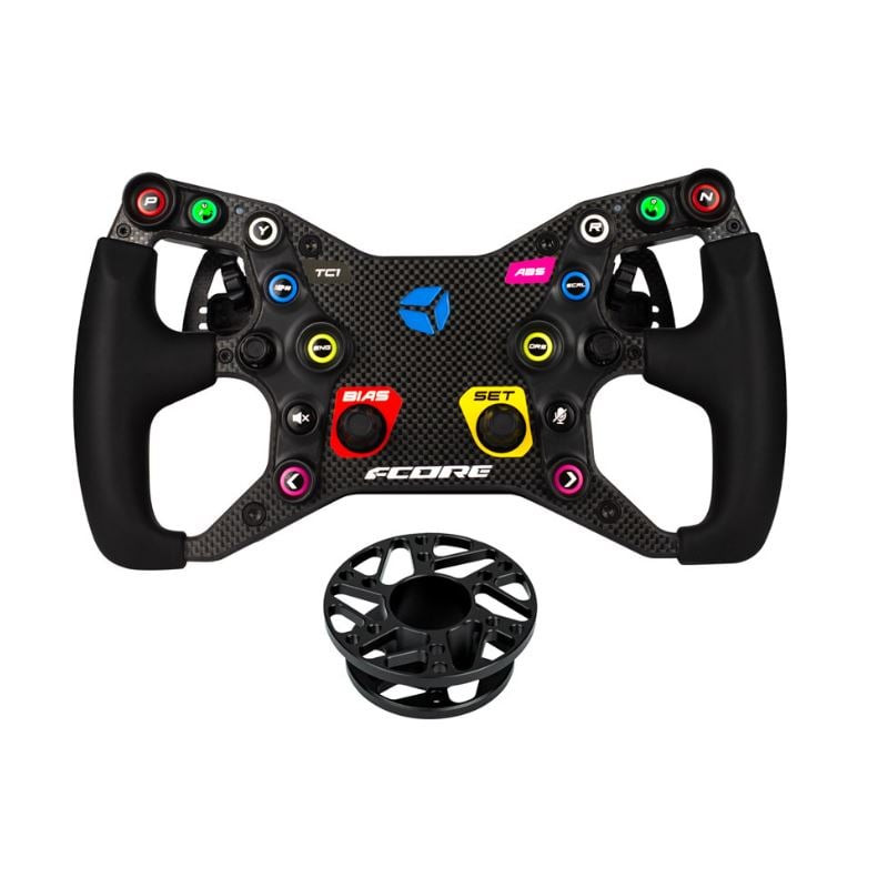 Volante cube controls f-core 2+ paddle nero