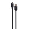 Cavo usb gembird tipo-a 1.8m nero [ccdb-musb2b-ambm-6]