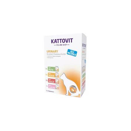 Mangime umido per gatti kattovitv reni e vie urinarie sapore 12x85g