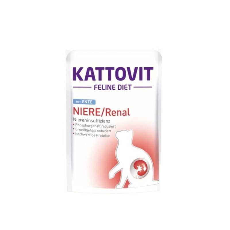 Mangime kattovit feline diet renal dieta specializzata umida per