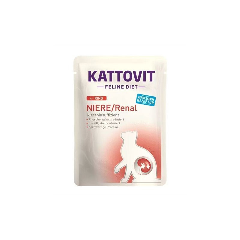 Mangime kattovit feline diet renal dieta specializzata umida per