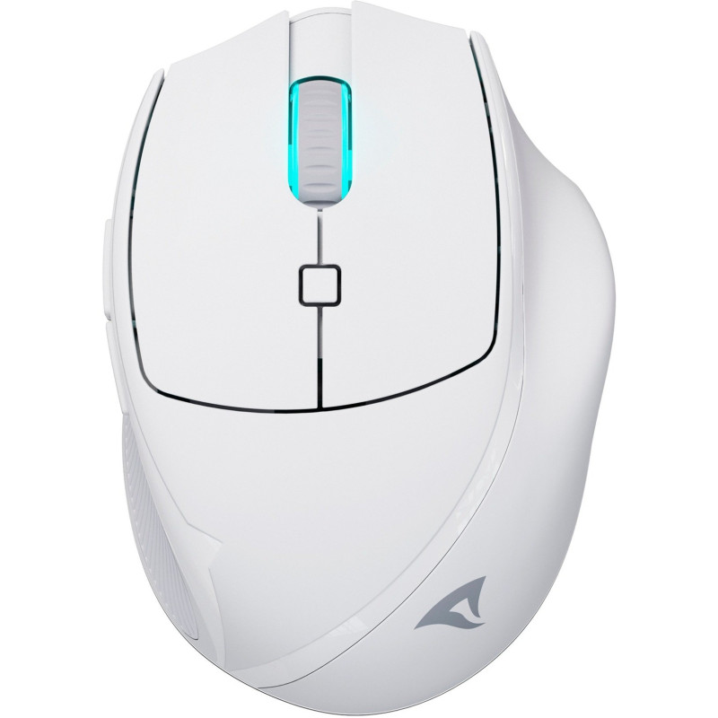 Mouse sharkoon officepal m25w senza fili ottico 4000dpi bianco [4044951039654]