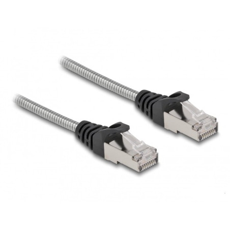 Cavo di rete delock rj-45 cat.6a s/ftp, cat.7 (nero, 2m, 600