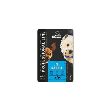 Mangime umido per cani super benek super beno per adult coniglio