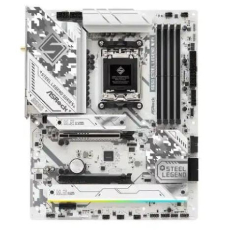 Scheda madre asrock b650 steel legend am5 atx 4 ddr5 [90-mxbn90-a0uayz]