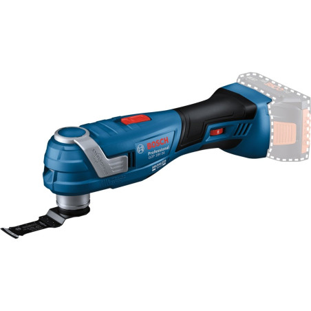 Utensile multifunzione bosch gop 18v-34 solo professional blu/nero