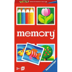 Gioco di memoria ravensburger 22457 memory multicolore 48pz [22457]