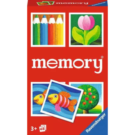 Gioco di memoria ravensburger 22457 memory multicolore 48pz [22457]