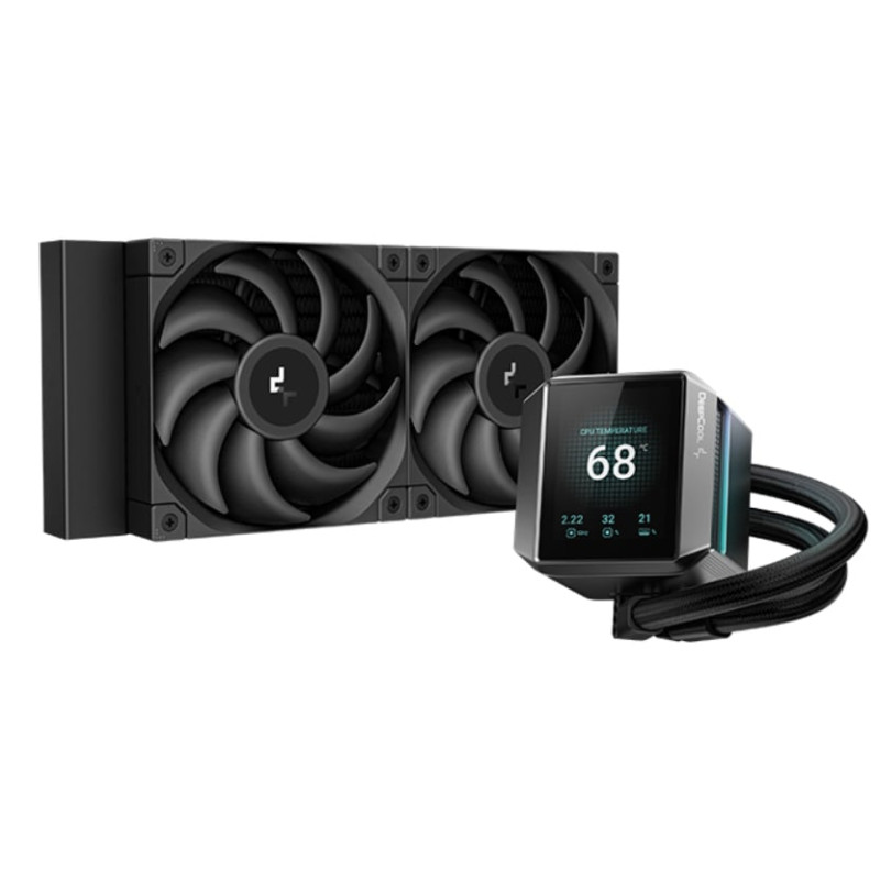 Dissipatore cpu a liquido deepcool mystique 240 240mm nero [r-lx550-bkdsnc-g-1]