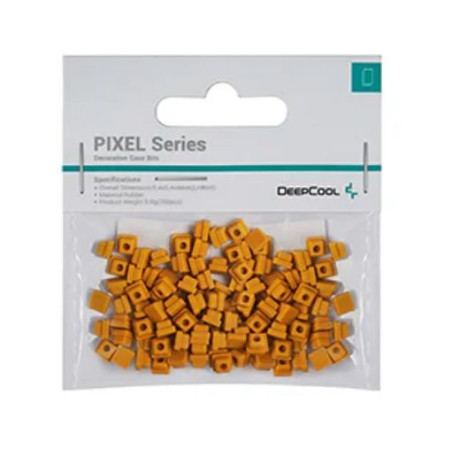Accessori deepcool pixel decorazioni per custodia arancione 100pz