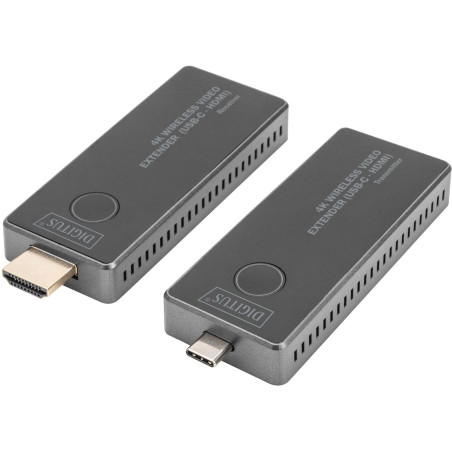 kit extender video digitus wireless 4k 2160p 30 hz usb-c/hdmi