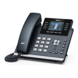 Telefono voip yealink sip-t44u con id chiamante grigio classico