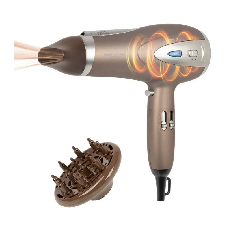 Asciugacapelli proficare pc-htd 3113 2200w marrone