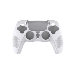 Custodia xtreme hard grip in silicone per per controller ps5 bianco