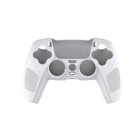 Custodia xtreme hard grip in silicone per per controller ps5 bianco