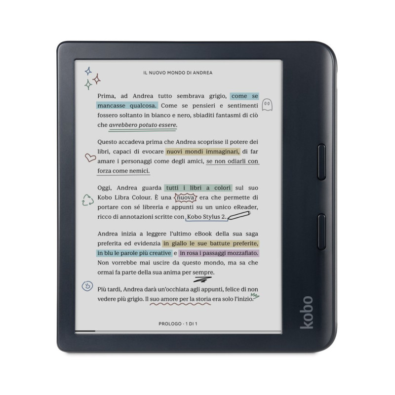 Lettore di e-book 7" kobo libra n428-ku-bk-k-ck