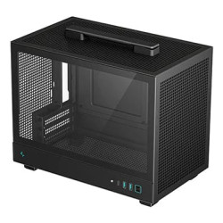 Case pc deepcool ch160 sff/mini-itx/vetro temperato nero [r-ch160-bkngi0-g-1]