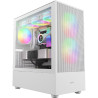 Case gamdias mid tower talos e3 elite 3x120mm argb mesh bianco [talose3meshelitewhit]