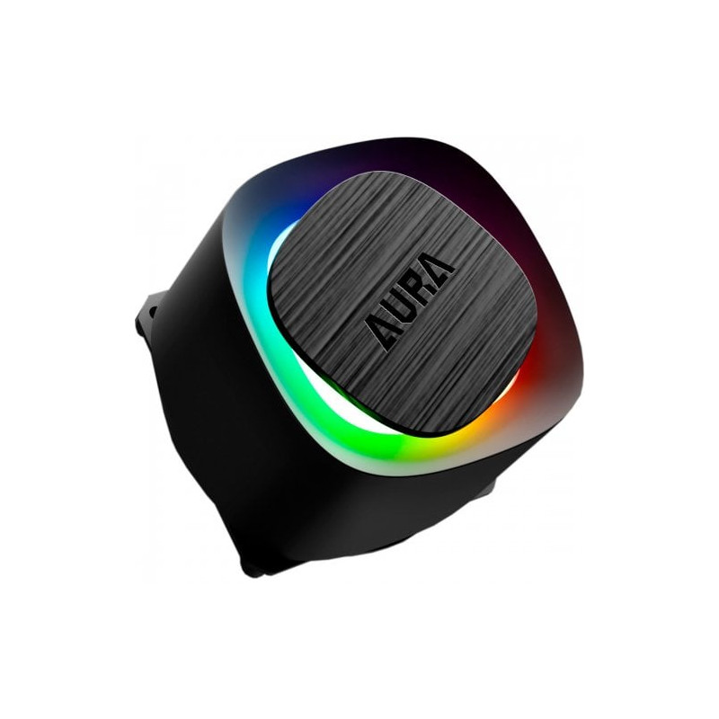 Dissipatore cpu a liquido gamdias argb nero [aura gl240 v2]