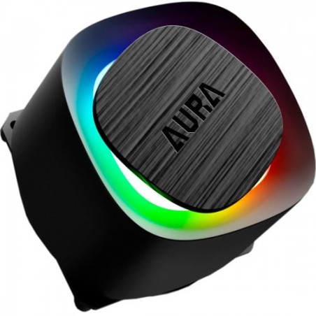 Dissipatore cpu a liquido gamdias argb nero [aura gl360 v2]