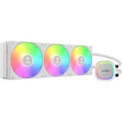Dissipatore cpu a liquido gamdias argb bianco [aura gl360 v2 wh]