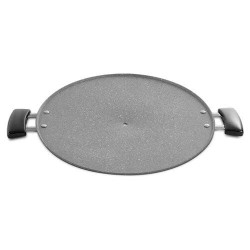 Piastra cottura cf pgs220 per barbecue cenedese 42cm nero