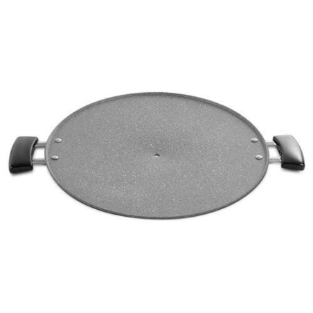 Piastra cottura cf pgs220 per barbecue cenedese 42cm nero