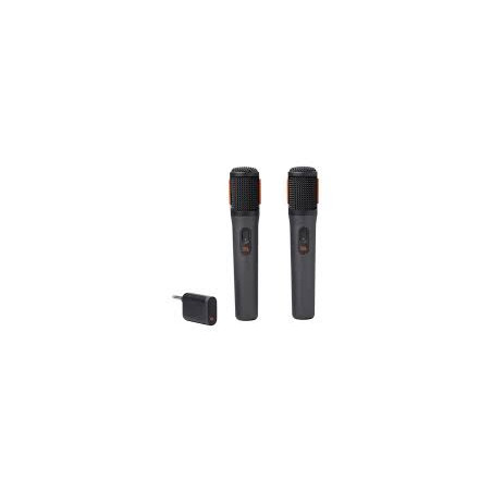 Set di 2 microfoni jbl partybox wireless mic 2,4 ghz nero