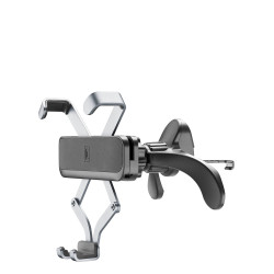 Supporto da auto cellularline slide fit universale alluminio/nero