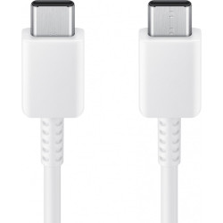 Cavo dati samsung usb-c a usb-c 3a 25w 1m bianco [gp-tou021rfbww]