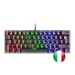 Tastiera gaming mars gaming mk60 meccanica frgb antighosting switch