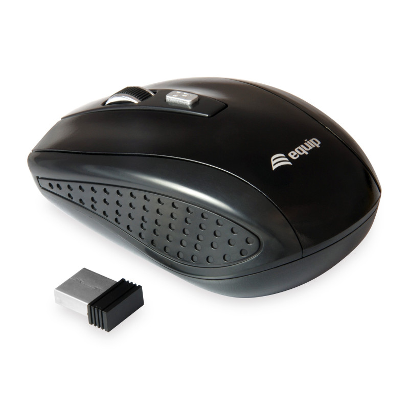 Mouse ottico equip 245104 wireless/ambidestro/tasti premuti 1600dpi