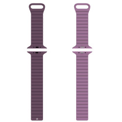 Cinturino celly per apple watch in silicone 42/44/45mm viola [wbandmagvllv]