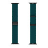 Cinturino celly per apple watch in tessuto 42/44/45mm verde [wbandbraidedgn]