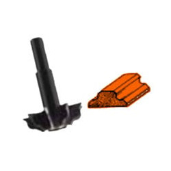 Fresa profilo 1/2 tondo interno 45^ 360.00 pg [pg ]