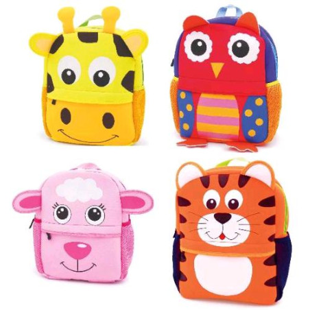 Zainetto lebez baby bag in neoprene 26x32x10cm assortito [61592-24]