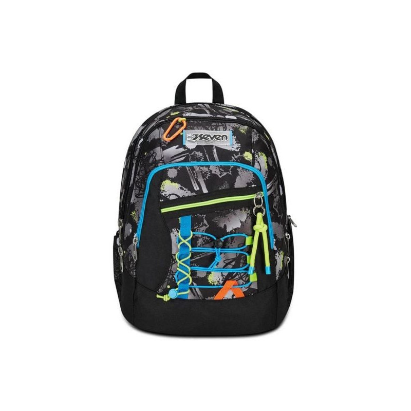 Zaino seven advanced feeling me in poliestere 32l 32x43x24cm nero