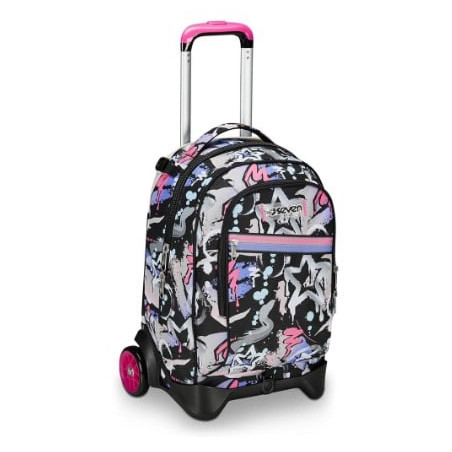 Zaino seven trolley jack 2 ruote nero [200102401]
