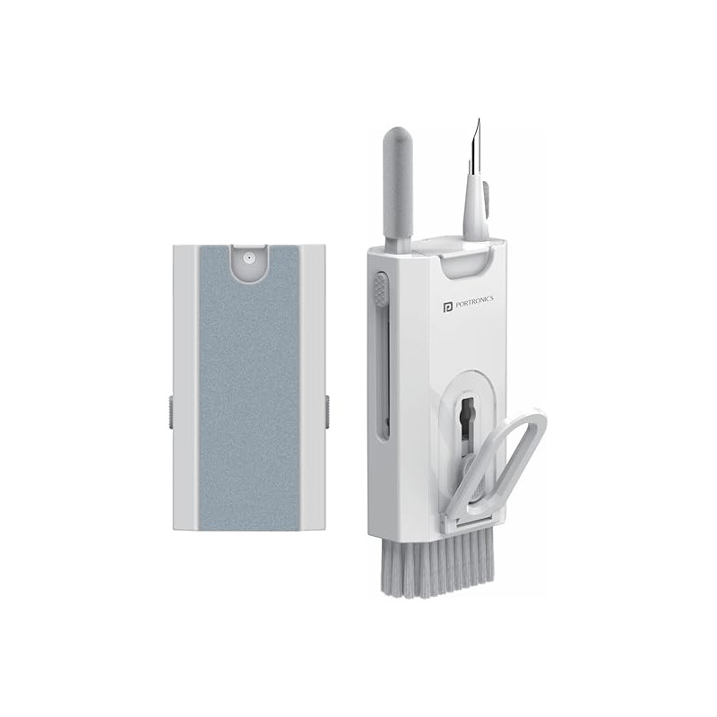 Kit di pulizia celly 8in1 per smartphone 7x4cm bianco [cleaningkit8in1]