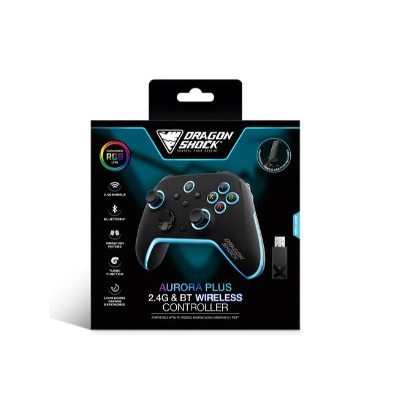 Controller dragon aurora plus con supporto per telefono/ps3/pc/android/ios