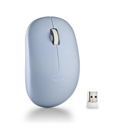 Mouse ngs wireless 1000dpi 2.4ghz con rotella silenzioso usb nano